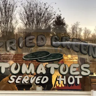 Their fried green tomatoes just rock