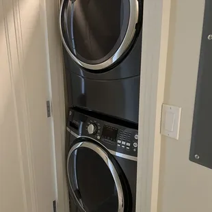 Full size washer and dryer