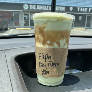 Pistachio Almond protein shake