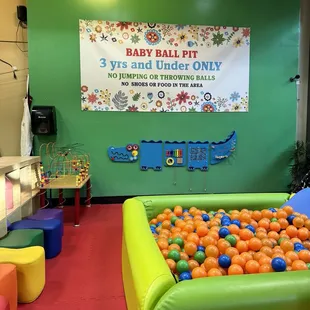 Play area for 3yo and under