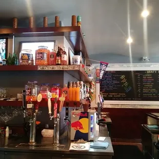 The Justice Pub bar area