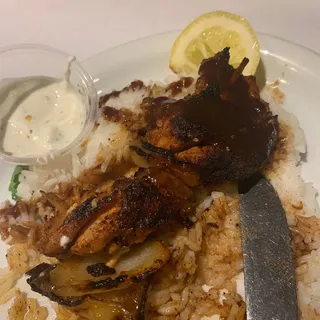 Chicken Shish Kabob Dinner