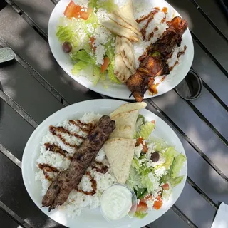 Chicken Shish Kabob Lunch