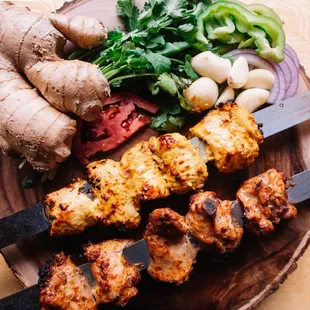 a variety of vegetables and meat