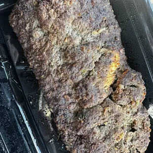 Chappli Kabob Skewer (2 pieces) - excellent with the spicy green sauce and the mint sauce