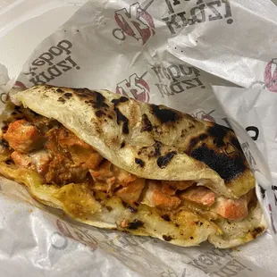 2 Chicken Kati Rolls with Fries