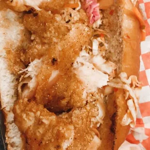 Fried Chicken po'boy