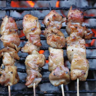 Garlic Pepper Skewers - Sach Jakak Mwon