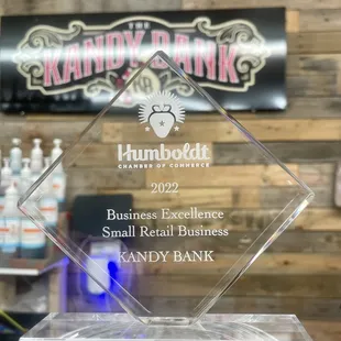 2022 Business Excellence Small Retail Business Award!!