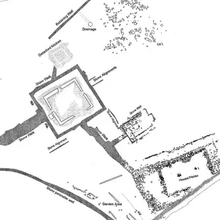 Map of the site of Kaniakapupu done by an archaeology field school in 1999.