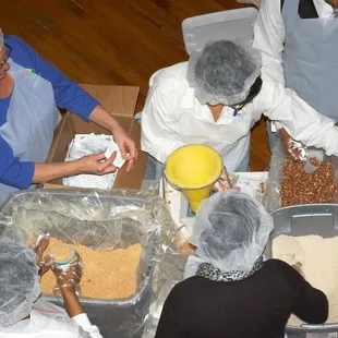 TKAAM MLK Day Service Project: Feeding Haiti with Volunteer Kansas and Numana, Inc. January 17, 2011