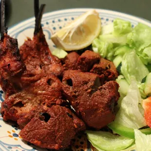 Barrah Baluchi with Bone (lamb kababs)