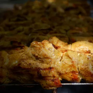 Grilling Grass Fed Halal Chicken Kebabs