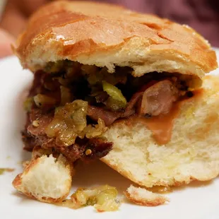 The Kebab Guys Rib Eye Steak Sandwhich! Juicy and tasty! Wow!