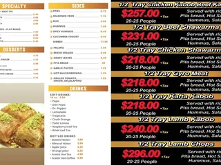 Golden Sun Mediterranean Kabobs & Desserts