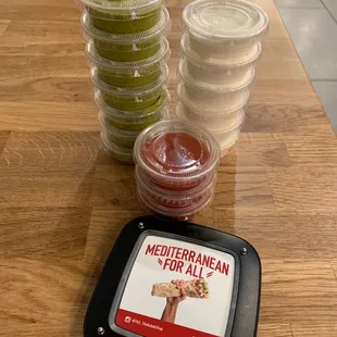 Because the sauces are really that good!