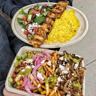 salads, food