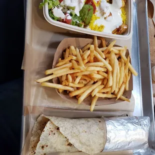 Lamb Beef Wrap