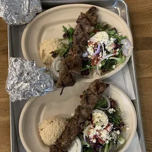 Chicken Kabob Plate