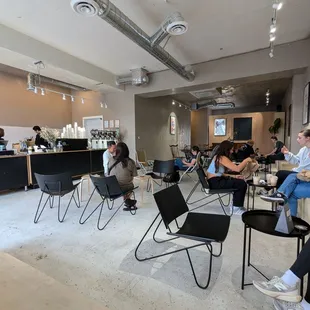 Inside seating