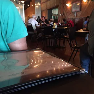 a man sitting at a table