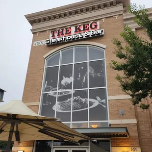 Outside front of restaurant