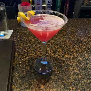 Blueberry lemon drop (Hendricks gin)