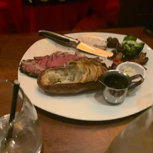 Rib Steak Twice Baked Potato