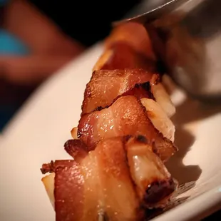 Bacon wrapped scallops