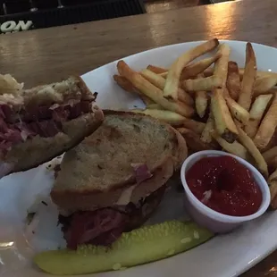 Corned beef Rueben from the late night menu