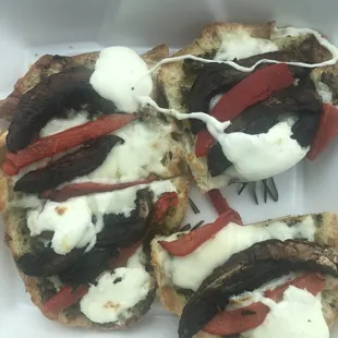 Veggie focaccia delicious!!!