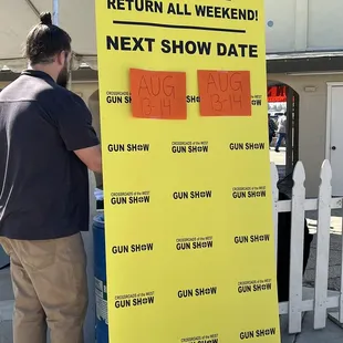 Next dates the gun show will be at the Kern Fairgrounds