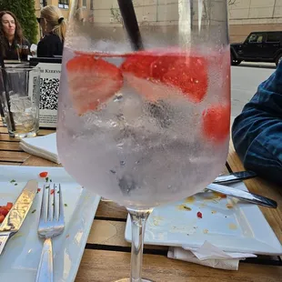 Strawberry cocktail