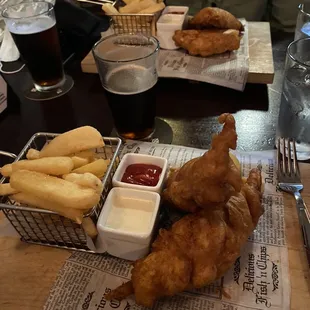 Soggy fish and chips