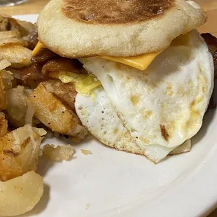 English Muffin sandwich