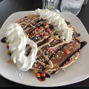 Reese's pieces pancakes