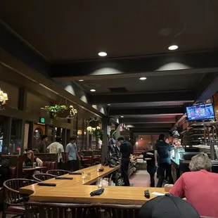 The general dining area