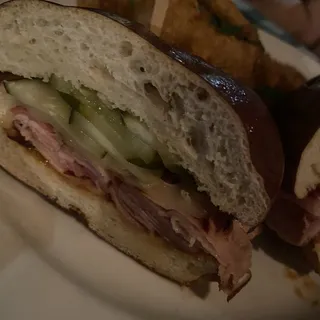 Shaved Ham Cubano Sandwich