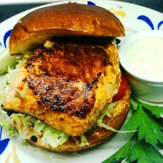 Blackened Salmon Sandwich