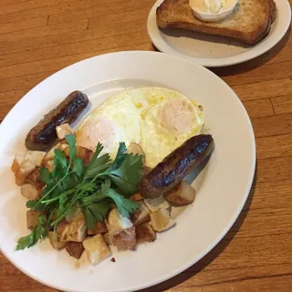 Apple Chicken Sausage & Eggs