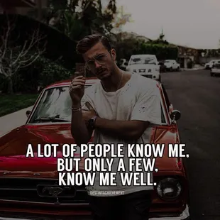 You can tell who knows me. You can tell who's lying about me. I let their words speak loudly about who they are.