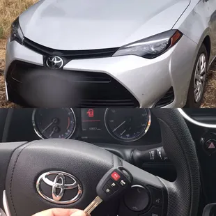 2019 Toyota Corolla all keys lost, new keys made and programmed on site!