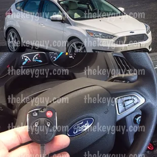 2014 Ford Focus lost keys replaced, cut and programmed