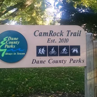 Right off of the Camrock Trail