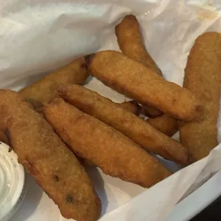 Beer Battered Fried Pickles