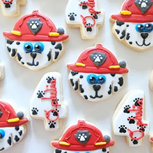 Paw Patrol Decorated Sugar Cookies