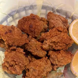 fried oysters