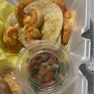 Shrimp tacos