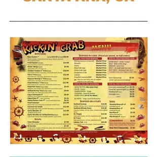 the menu