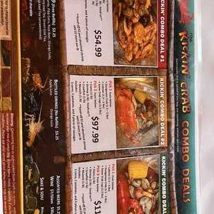 the menu